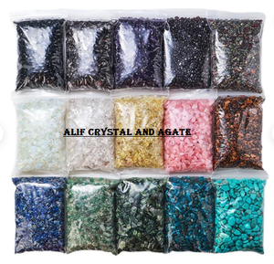 Best Quality Hot Sale Bulk Natural Bulk Gemstone <b>Chips</b> Crushed Tumbled <b>Crystal</b> <b>Chip</b> Best Quality Gift - Product Image 2