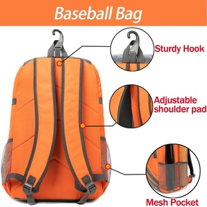 Sac à dos de sport imperméable personnalisé pour la gym et le basketball, nouveau style 2026, sac à dos de basketball par sublimation - Product Image 4