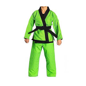 Offre Spéciale brésilien Jiu Jitsu Kimonos pour enfants jeunes tailles uniformes rouges ceinture blanche gratuite coton perle armure Judo Arts martiaux porter - Product Image 6