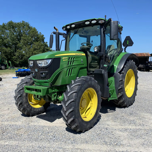 Tractores John Deeree 6130R 100-174 HP usados al por mayor en venta - Product Image 1