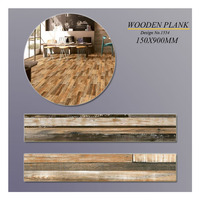 Carrelage mural en planche de bois de qualité supérieure 150x900mm carreaux de céramique à l'aspect bois naturel nouvelle Texture carreaux de mur 15x90 cm