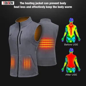 Versatile Fit Temperature-controlled Tailored Fit Size-adjustable USB Rechargeable Insulated Heated Winter Jacket Lightweight