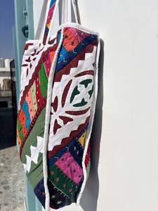 Bolso Tote acolchado de algodón hecho a mano más vendido para mujer, diseño de retazos para uso diario, viaje, comestibles o Playa, Idea de regalo - Product Image 4