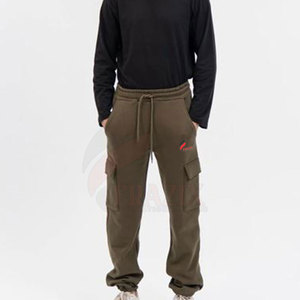 Marque privée Pantalons cargo pour hommes à vendre Pantalons cargo pour hommes de couleur unie Pantalons cargo multi-poches - Product Image 3