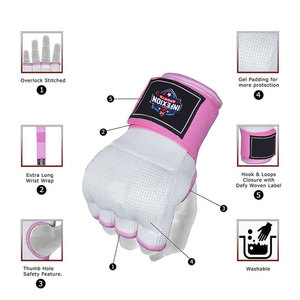 Gants de qualité supérieure avec rembourrage en gel et bandages de protection pour les mains, pour l'entraînement, en gros. - Product Image 6