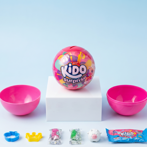 Banoon Kido Surprise Ball Toy with Chocolate Play Dough Tools Mini Toy Piggy Bank for Kids - Product Image 2