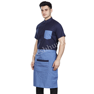 Tenues d'hôtel unisexes en polyester/coton, imprimées par transfert thermique, tunique et pantalon pour le personnel d'entretien, la réception et le personnel de restaurant - Product Image 5