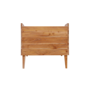 Lit en bois au design minimaliste, meubles pour la maison, lit en teck massif pour enfants et décoration de chambre - Product Image 4