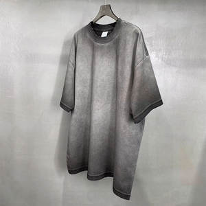 T-shirt vintage oversize pour homme, délavé à l'acide, finition délavée aux minéraux, 100% coton, imprimé sérigraphié, léger, respirant, style urbain - Product Image 6