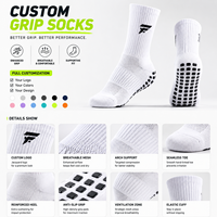 Fabricant de chaussettes antidérapantes personnalisées, chaussettes antidérapantes avec logo personnalisé, chaussettes antidérapantes OEM en gros