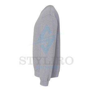 Sudadera de Invierno para Hombre, Talla Grande, Cuello Redondo, Personalizada con Logotipo, Algodón/Poliéster, Diseño Sólido - Product Image 6