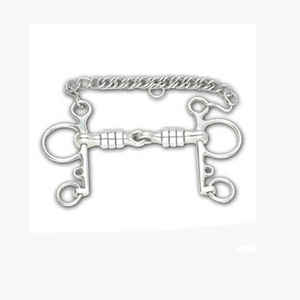 Meilleurs mèches à anneau lâche anatomique bleu titane mèches de course de chevaux en acier inoxydable pour les produits de course de chevaux haut de gamme - Product Image 3