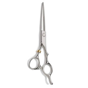 กรรไกรตัดผมคุณภาพระดับพรีเมียมขัดเงาเยอรมันสแตนเลสกรรไกรตัดผมพร้อมที่วางนิ้วคงที่ - Product Image 4