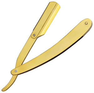 Maquinilla de afeitar de barbero de borde recto de acero inoxidable de alta calidad para hombres con mango de madera para cara, cuerpo y Bikini - Product Image 6