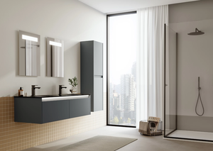 Meuble de salle de bain Lisbonne durable avec porte en verre - Product Image 3