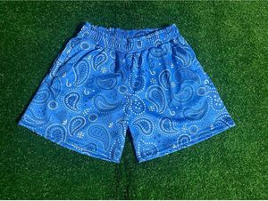 Nuevos pantalones cortos de ejercicio ecológicos para hombre, 100% algodón, malla de secado rápido, poliéster, colores sólidos, estampado de transferencia por sublimación - Product Image 6