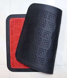 Tapis de porte en polypropylène moulé en caoutchouc de coco pour la maison et la salle de bain sol intérieur et entrées extérieures tapis de pied antidérapants - Product Image 6