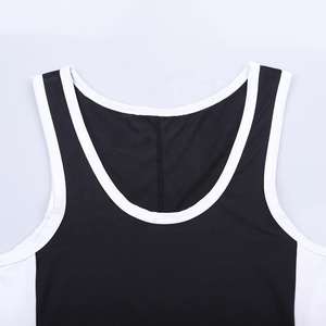 Singlet de lutte pour hommes vêtements de sport de qualité supérieure avec tissu de contrôle de l'humidité Design sans manches pour l'entraînement et la salle de sport - Product Image 5