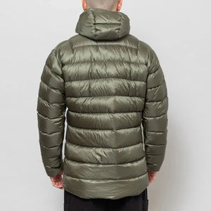 Chaqueta de Invierno para Hombre 2026, Diseño Personalizado de Fábrica, Forro Térmico de Poliéster, Cuello Alto de Nailon, Logotipo Frontal, Color Azul Pato - Product Image 3