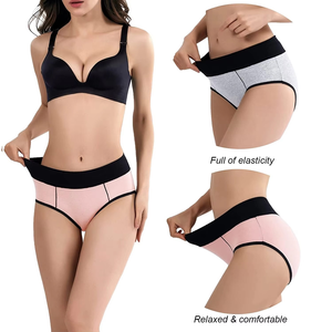 Everyday Secure <b>Womens</b> Highwaisted <b>Underwear</b> Soft Knit Breathable Surface Gentle Stretch Stable Hold Full Coverage Daily Comfort - Product Image 4
