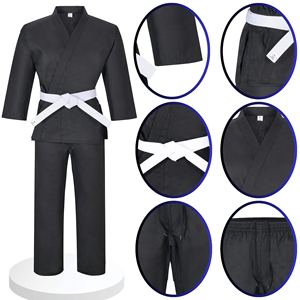 Combinaison Bjj Gi personnalisée Kimono de Jiu Jitsu Karaté Judo Taekwondo pour hommes Boxe MMA Vêtements d'arts martiaux OEM Vente en gros Premium - Product Image 4