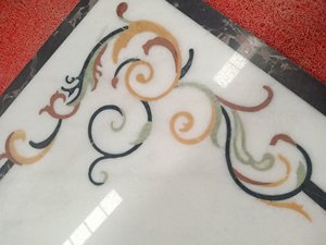 วอเตอร์เจ็ทหินธรรมชาติพื้นหินอ่อนลายเหรียญหินอ่อน - Product Image 4