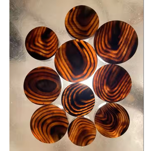 Botones de Cuerno de Búfalo Natural Hechos a Mano, Estilo Animal Ecológico, Color Número 09/10, Artesanía God Grace - Product Image 4