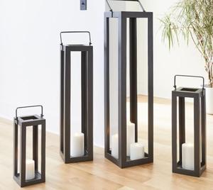 Linternas de aluminio fundido de diseño marroquí con revestimiento negro para el hogar y la boda, iluminación de mesa, decoración, linternas de velas - Product Image 6