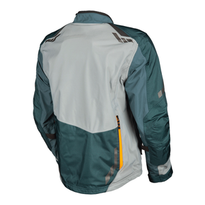 Chaqueta de protección de moto gris para hombre, impermeable, para todas las estaciones, chaquetas textiles Cordura para motocicleta de aventura - Product Image 4