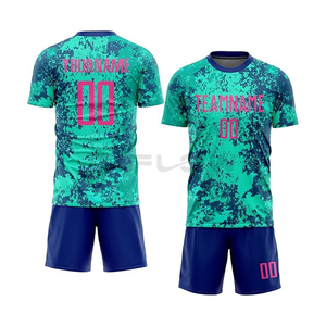 Jersey transpirable de fútbol 100%, conjunto de tela de poliéster, productos de secado rápido, se ajustan a la impresión de logotipo personalizado, Jersey, kit de fútbol americano - Product Image 4