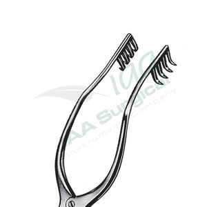 Rétracteurs auto-serrants Anderson Adson 4x4 à 4 griffes, 19 cm, en acier inoxydable allemand de haute qualité, les plus vendus à prix abordable - Product Image 3