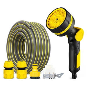 Pistolet à eau manuel pour jardinage et horticulture, poignée souple, plastique technique durable, pulvérisateur pour lavage de voiture, modèle D6 - Product Image 1