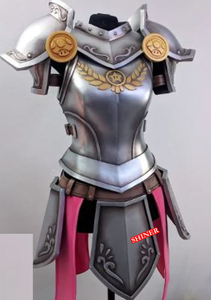 Armadura de copa antigua Medieval Brave Lady Armor medio traje acabado plateado Cosplay Sca Armor regalo de fantasía para mujer traje de acero - Product Image 6