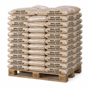 Briquettes de bois beige en sacs, approvisionnement en vrac avec 0,7 % de cendres et 10 % d'humidité pour le chauffage de poêles et l'utilisation industrielle - Product Image 5