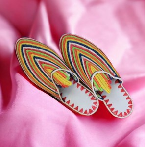 Sandales d'été en raphia marocain-Chaussures marocaines-Sandales en paille - Product Image 2