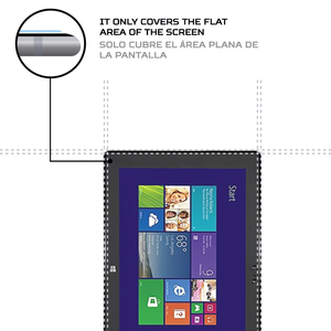 ตัวป้องกันหน้าจอ ANTISHOCK สำหรับแท็บเล็ตเพรสติจิโอ มัลติแพด วิสคอนเต้ 2 เพิ่มประสิทธิภาพการอ่านและความทนทาน - Product Image 4