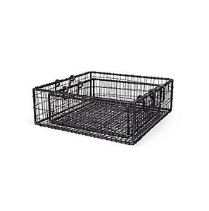 Compre cesta de fruta de metal High Garde con acabado en plata y oro, disponible, última cesta de fruta diseñada para la venta - Product Image 6