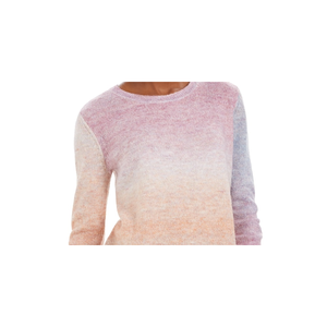Maglione Casual da Donna Style Co in Seta Sfumata Viola, Taglia Piccola, Traspirante e Leggero per Autunno Inverno, con Decorazioni Applicate sul Davanti - Product Image 2
