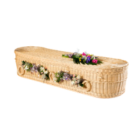 Ataúdes de Mimbre Tejidos a Mano, Diseño Tradicional, Ataúd Funerario para Humanos y Mascotas, Venta al por Mayor desde Vietnam, Buen Precio