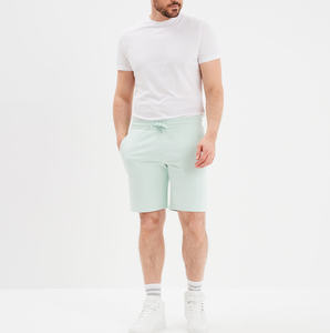 Pantalones Cortos Casuales de Mezcla de Algodón y Poliéster de Punto de Lona para Hombre, Silueta Entallada, Cómodos, Elásticos, Transpirables, Fáciles de Cuidar, Cálidos para el Día a Día - Product Image 5