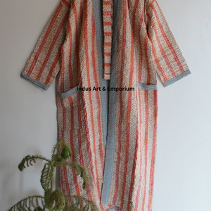 Venta al por mayor indio hecho a mano kantha Chaqueta de algodón Jaipuri Vintage algodón Kantha chaqueta sin mangas Reversible indio hecho a mano Kanth - Product Image 2