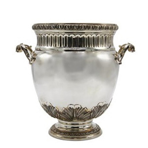 Cubo de vino personalizado en relieve de nuevo diseñador con asas, Cubo de champán, Cubo de vino de aspecto Premium, bañera de champán de lujo, bañera moderna - Product Image 2