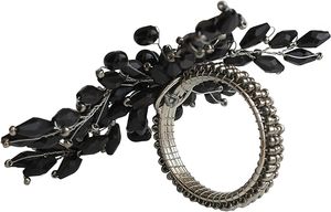 Anneaux de serviette de table en papier et polyéthylène de qualité supérieure Accessoires de vaisselle élégants avec des fêtes de décoration de table au design exclusif - Product Image 5