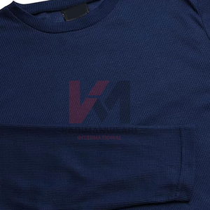 Conjunto de Pijama de Algodón para Hombre, Camiseta de Manga Larga Suave y Pantalones Largos, Ropa de Dormir Clásica y Cómoda para el Hogar - Product Image 2