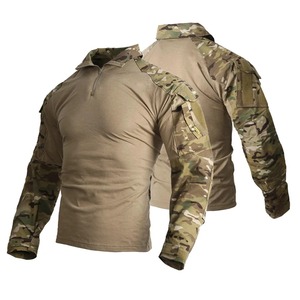 Conjunto de uniforme de combate táctico 2025 versión mejorada Unisex camuflaje transpirable traje Camisas Pantalones Tops Cargo pantalón al aire libre - Product Image 3