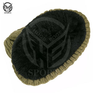 Ropa de moda Gorras de otoño Gorro de poliéster unisex cálido de punto para ropa de invierno - Product Image 3