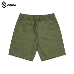 Pantalones Cortos Cargo de Malla de Una Sola Capa para Hombre, Hechos a Medida, de Alta Calidad, Transpirables, 100% Algodón Orgánico, Cintura Alta, Cierre de Botones, Ecológicos - Product Image 1