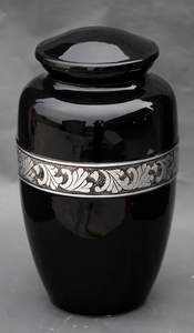 Adult Cremation Urns for Male/Female Funeral Urn for Human Ashes Decorative Urns for Ashes <b>Large</b> <b>Keepsake</b> <b>Box</b> (Decent Black) - Product Image 3