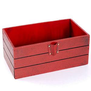 Paniers de boîte en bois rouge rustique seaux et boîtes vente chaude cadeaux et artisanat boîtes en bois panneaux muraux fabriqués en inde - Product Image 1