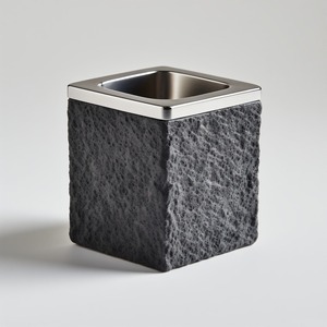 Portacepillos de Dientes de Metal Duradero, Diseño Ecológico, Ideal para Familias y Hoteles, con Construcción Resistente y Bordes Suaves - Product Image 1